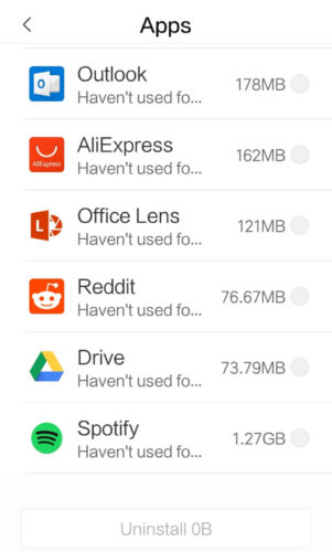 Desintalar aplicaciones