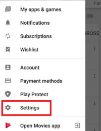 ajustes_play_store Play Store Ajustes