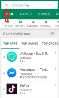 play_store_menu:de_opciones Menú de opciones del Play Store