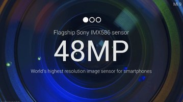 El Mi 9 Global cuenta con un sensor Sony IMX586