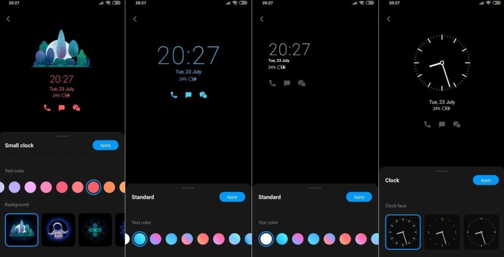 Always-On Display de MIUI