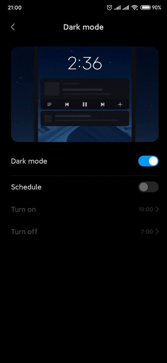 MIUI9.8.19 - dark mode - modo oscuro - tuxiaomi