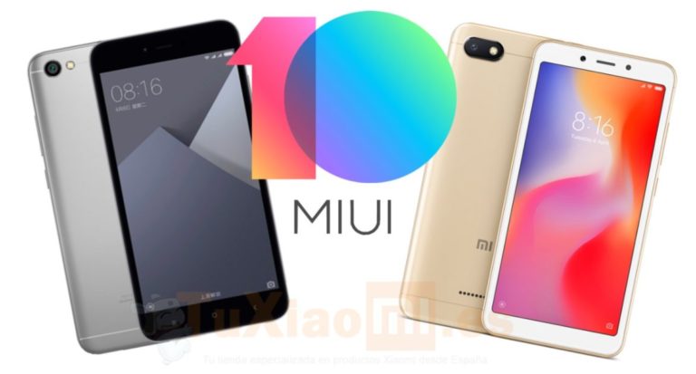 Nueva actualización de Redmi 6A y Redmi 5A ya disponibles