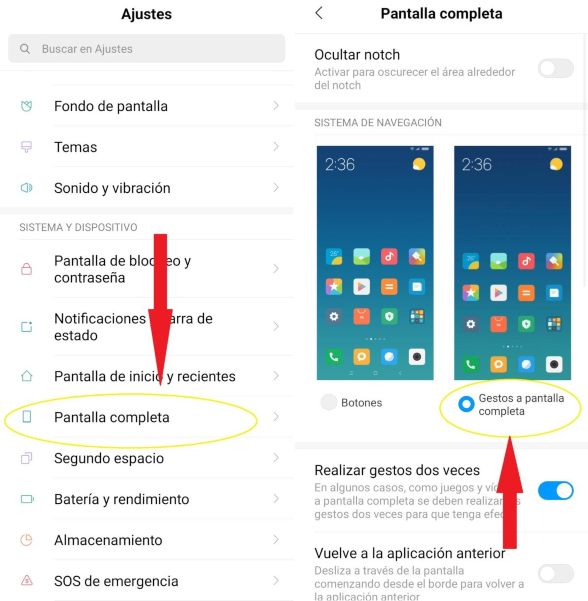 Configurar atajos de teclado y gestos en tu smartphone Xiaomi