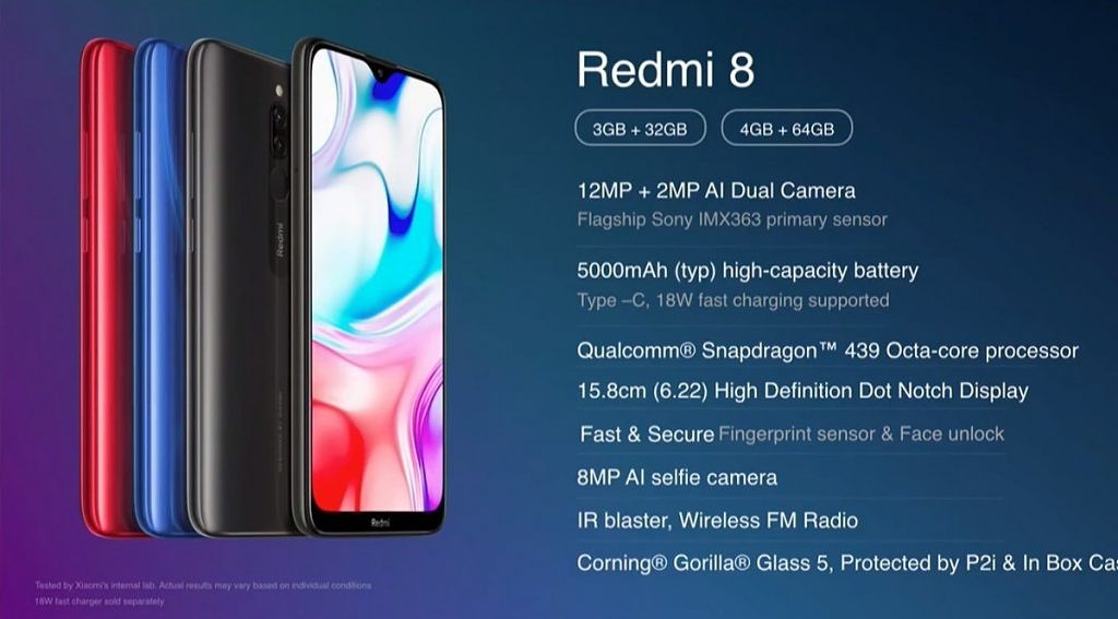 Redmi 8 lanzado oficialmente