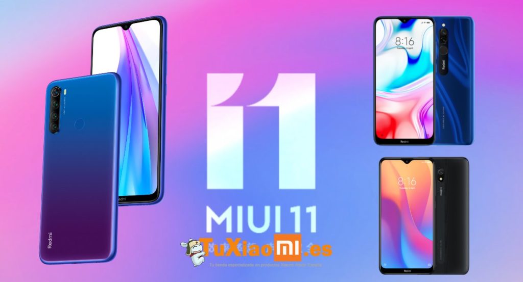 Redmi Note 8, Redmi 8 y Redmi 8A abren su fase de MIUI 11