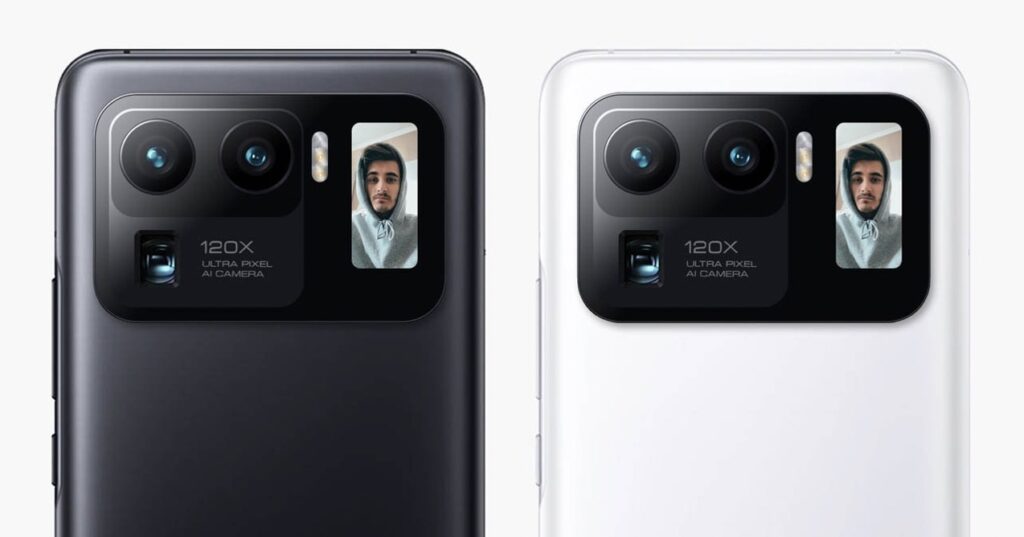 Cámara secundaria del Ultra Mi 11 de Xiaomi