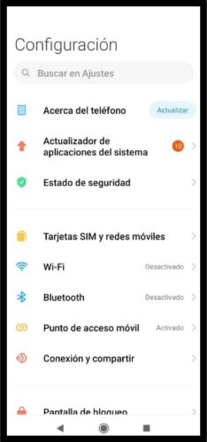 Funcionalidad oculta de MIUI