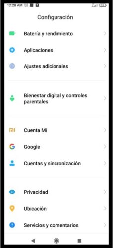 modo descanso de Xiaomi