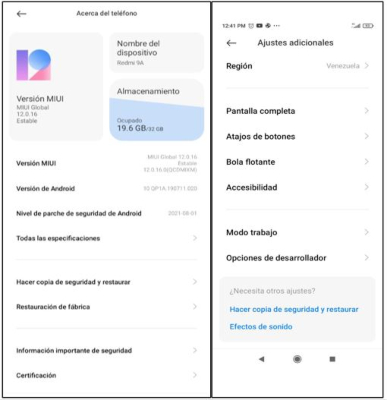 desactivar actualizaciones MIUI 12