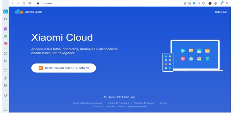 Mi cloud login