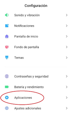Paso 1 para desactivar msa de Xiaomi