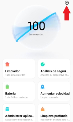 Paso 1 para quitar la publicidad del analizador de seguridad