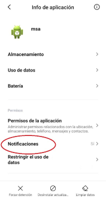 Paso 5 para desactivar msa de Xiaomi
