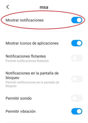 Paso 6 para desactivar msa de Xiaomi