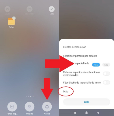 Primer paso para quitar la publicidad de Launcher en Xiaomi