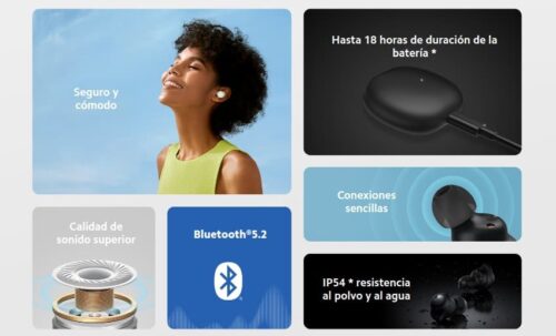 Todas las características de Redmi Buds 3 Lite